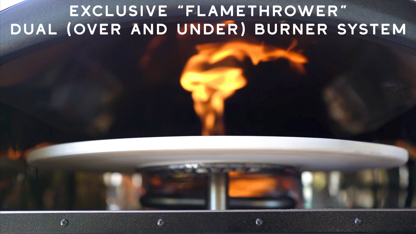 PRE-ORDER TODAY AND SAVE £150! Bertello SimulFIRE 16" Rotating Outdoor Pizza Oven (Shipping est. July 2025) Offer ends June 1st