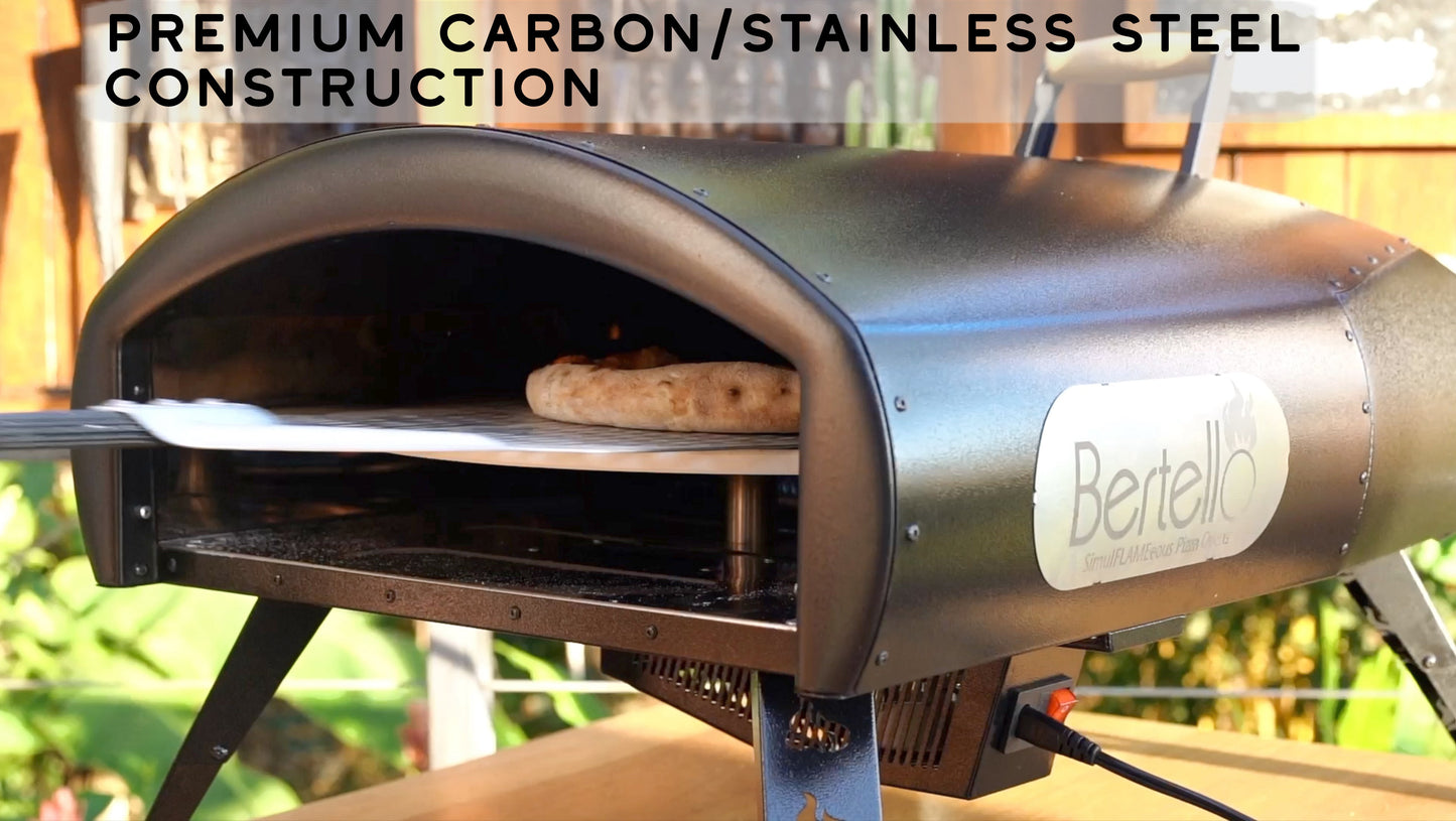 PRE-ORDER TODAY AND SAVE £150! Bertello SimulFIRE 16" Rotating Outdoor Pizza Oven (Shipping est. July 2025) Offer ends June 1st