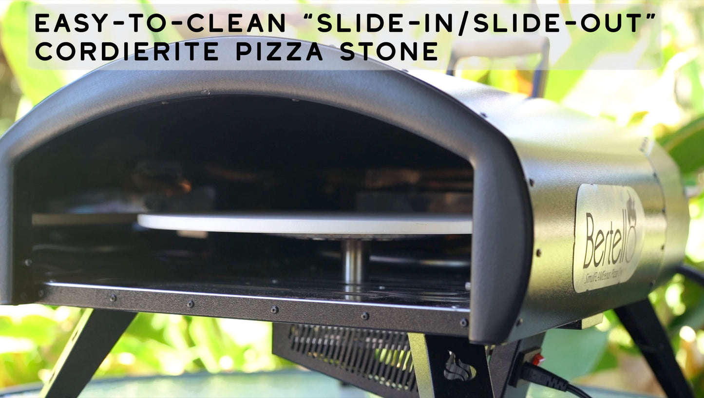 PRE-ORDER TODAY AND SAVE £150! Bertello SimulFIRE 16" Rotating Outdoor Pizza Oven (Shipping est. July 2025) Offer ends June 1st